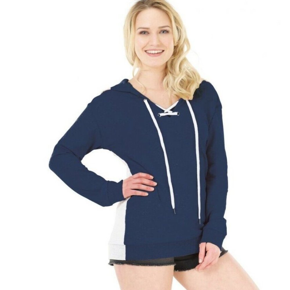 NWT!! PICTURE Organic Lace Up Neck Line Hoodie Size Medium